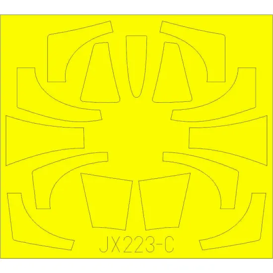 Eduard JX223 1/32 TF-104G TFace Sticker for Aircraft