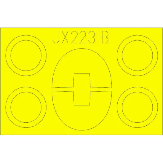 Eduard JX223 1/32 TF-104G TFace Sticker for Aircraft