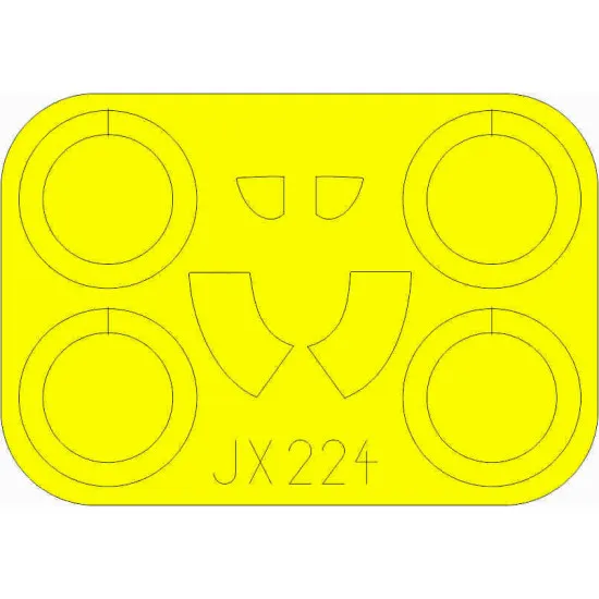 Eduard JX224 1/32 I-16 Type 29 Sticker for Aircraft