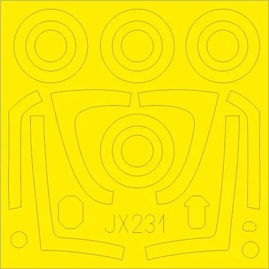 Eduard JX231 1/32 F/A-18E Sticker for Aircraft