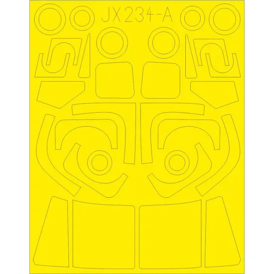 Eduard JX234 1/32 Lynx Mk.8 TFace Sticker for Aircraft
