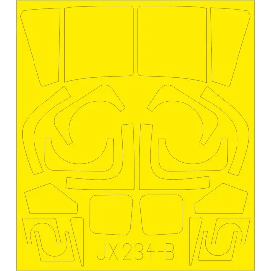 Eduard JX234 1/32 Lynx Mk.8 TFace Sticker for Aircraft