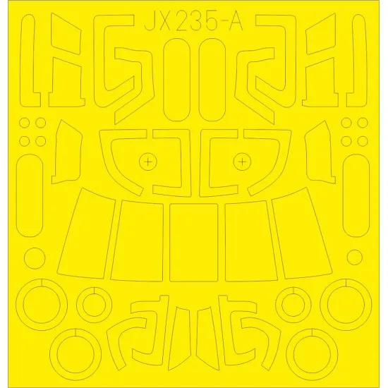 Eduard JX235 1/35 MH-60L Sticker for Aircraft