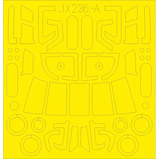 Eduard JX236 1/35 MH-60L TFace Sticker for Aircraft