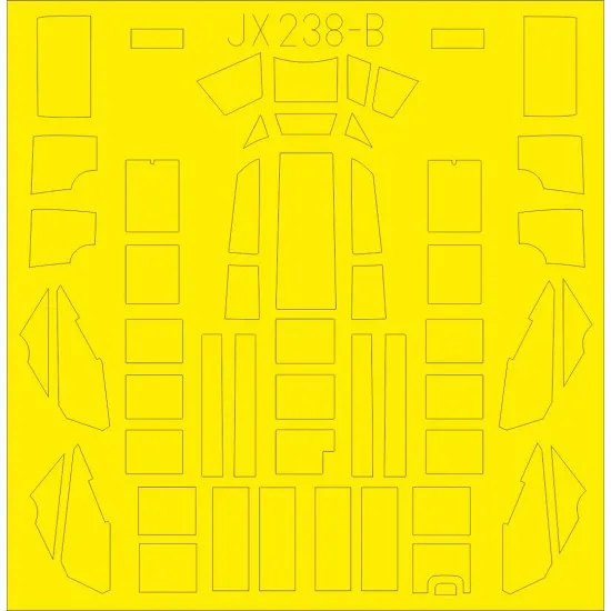 Eduard JX238 1/32 Bf 110C-2/C-7 TFace Sticker for Aircraft