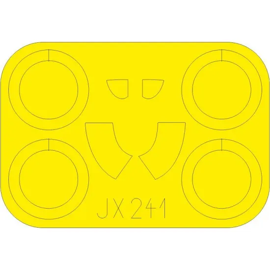 Eduard JX241 1/32 I-16 Type 10 Sticker for Aircraft
