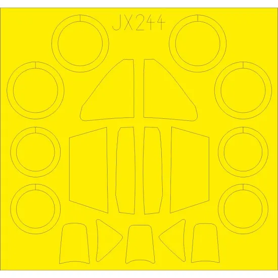 Eduard JX244 1/32 Me 262A Sticker for Aircraft