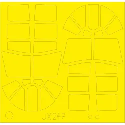 Eduard JX247 1/32 P-40N TFace Sticker for Aircraft