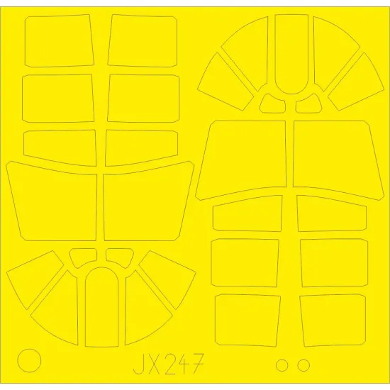 Eduard JX247 1/32 P-40N TFace Sticker for Aircraft