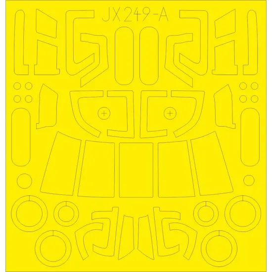 Eduard JX249 1/35 HH-60G TFace Sticker for Aircraft