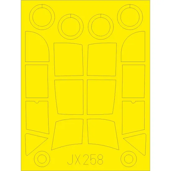 Eduard JX258 1/32 Bf 108 Sticker for Aircraft
