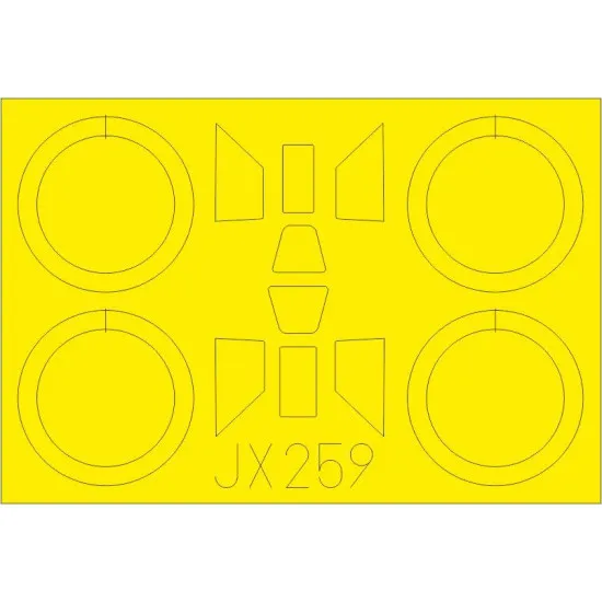 Eduard JX259 1/32 PZL P.11c Sticker for Aircraft
