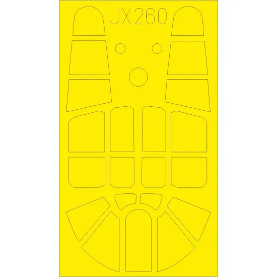 Eduard JX260 1/32 P-40E Sticker for Aircraft