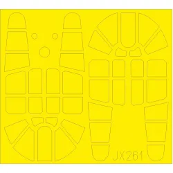 Eduard JX261 1/32 P-40E TFace Sticker for Aircraft