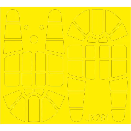 Eduard JX261 1/32 P-40E TFace Sticker for Aircraft