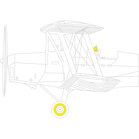 Eduard JX273 1/32 DH. 82A Tiger Moth Sticker for Aircraft