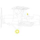 Eduard JX273 1/32 DH. 82A Tiger Moth Sticker for Aircraft