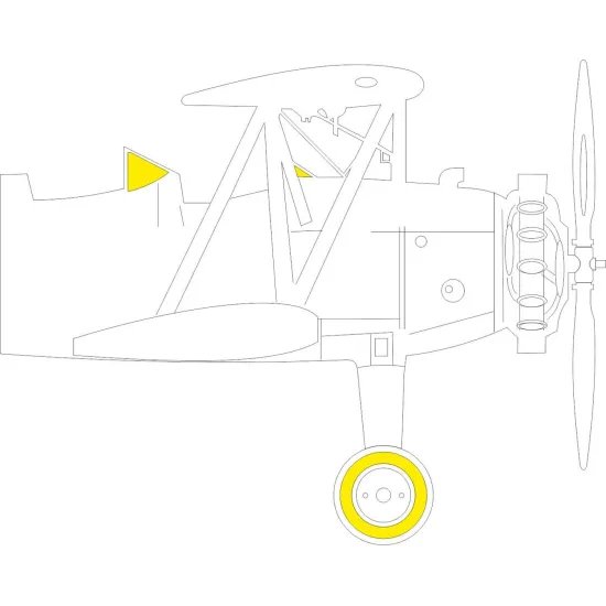 Eduard JX274 1/32 PT-13 Kaydet Sticker for Aircraft