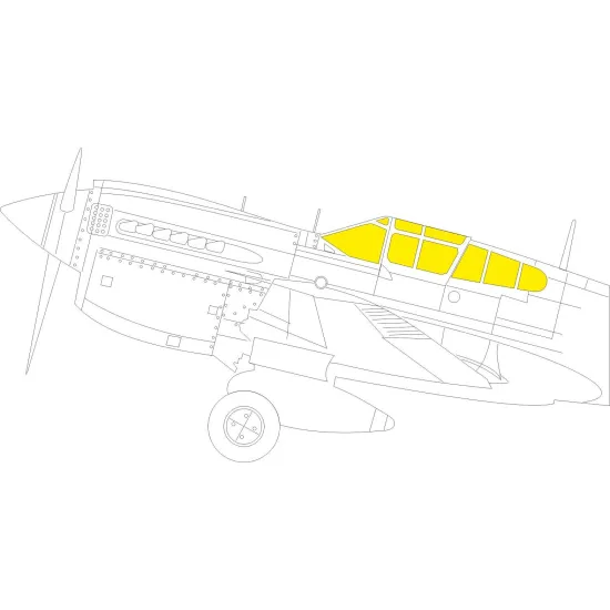 Eduard JX275 1/32 P-40M Sticker for Aircraft
