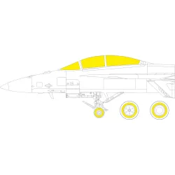 Eduard JX282 1/32 F/A-18F Sticker for Aircraft