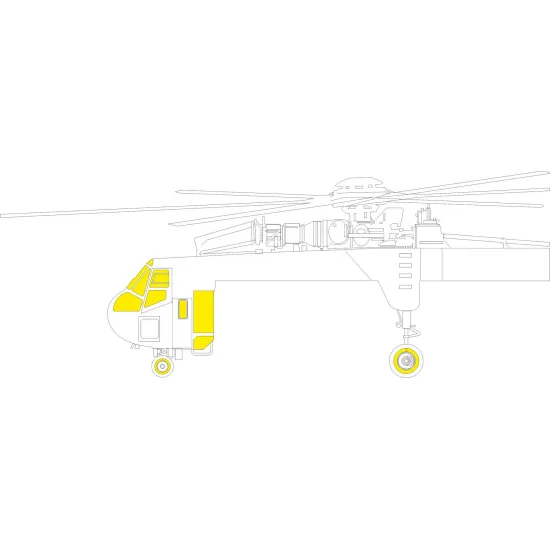 Eduard JX308 1/35 CH-54A TFace Sticker for Aircraft