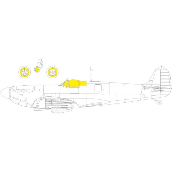 Eduard JX310 1/32 Spitfire Mk.I TFace Sticker for Aircraft