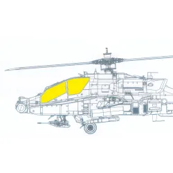 Eduard JX327 1/35 AH-64A early Sticker for Aircraft