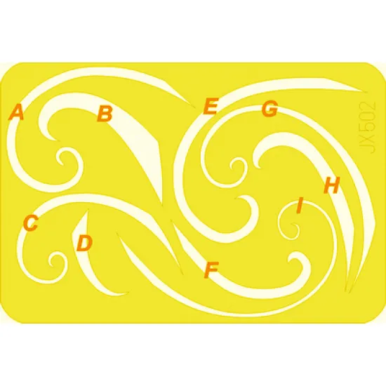 Eduard JX502 1/32 Spinner spirals Sticker for Aircraft