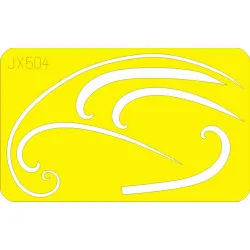 Eduard JX504 1/32 Spinner spirals Fw 190A/F Sticker for Aircraft
