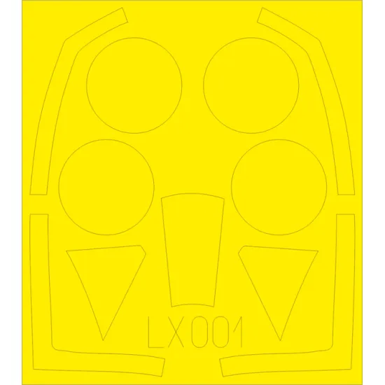 Eduard LX001 1/24 Typhoon Mk.Ib Sticker for Aircraft