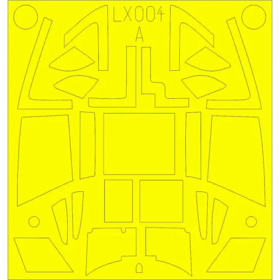 Eduard LX004 1/24 Mosquito FB Mk.VI TFace Sticker for Aircraft