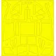 Eduard LX004 1/24 Mosquito FB Mk.VI TFace Sticker for Aircraft