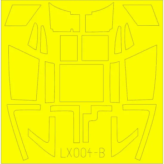 Eduard LX004 1/24 Mosquito FB Mk.VI TFace Sticker for Aircraft