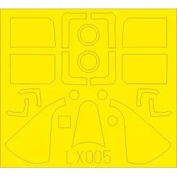 Eduard LX005 1/24 F6F-5 Sticker for Aircraft