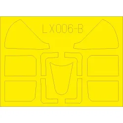 Eduard LX006 1/24 F6F-5 TFace Sticker for Aircraft