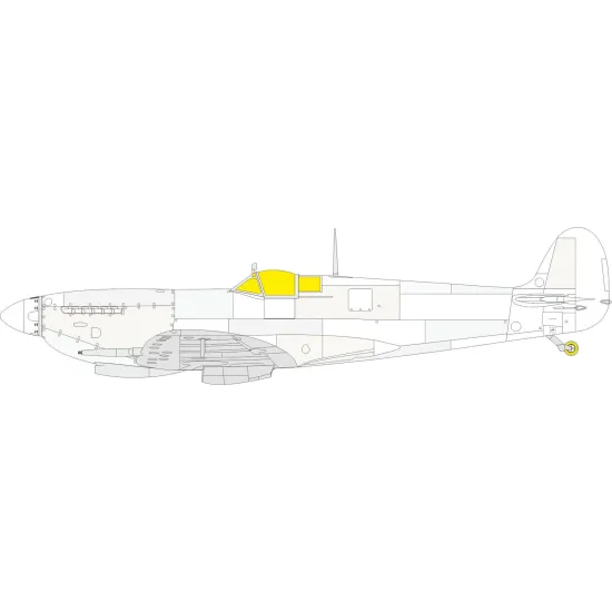 Eduard LX007 1/24 Spitfire Mk.IXc Sticker for Aircraft