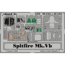 Eduard SS213 1/72 Spitfire Mk.Vb Photo-Etched for Aircraft Zoom set