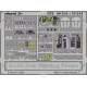 Eduard SS244 1/72 F-16B Plus Photo-Etched for Aircraft Zoom set