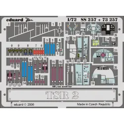 Eduard SS257 1/72 TSR 2 Photo-Etched for Aircraft Zoom set