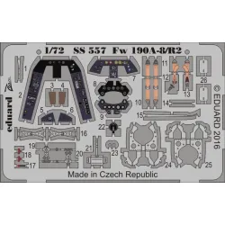 Eduard SS557 1/72 Fw 190A-8/R2 Weekend Photo-Etched for Aircraft Zoom set