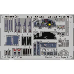 Eduard SS563 1/72 Su-24M Photo-Etched for Aircraft Zoom set