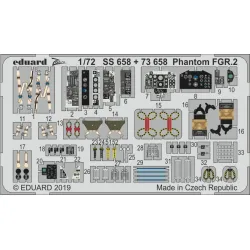 Eduard SS658 1/72 Phantom FGR.2 Photo-Etched for Aircraft Zoom set