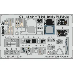 Eduard SS664 1/72 Spitfire Mk.I/Mk.IIa Photo-Etched for Aircraft Zoom set