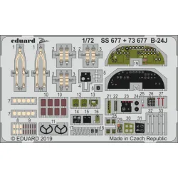 Eduard SS677 1/72 B-24J Photo-Etched for Aircraft Zoom set