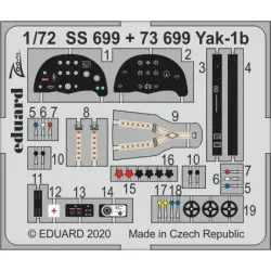 Eduard SS699 1/72 Yak-1b Photo-Etched for Aircraft Zoom set
