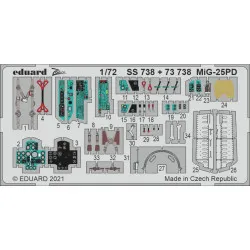 Eduard SS738 1/72 MiG-25PD Photo-Etched for Aircraft Zoom set