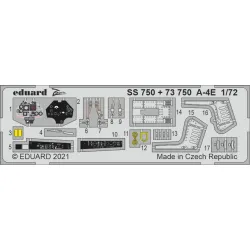 Eduard SS750 1/72 A-4E Photo-Etched for Aircraft Zoom set
