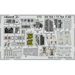 Eduard SS764 1/72 F-4D Photo-Etched for Aircraft Zoom set