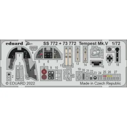 Eduard SS772 1/72 Tempest Mk.V Photo-Etched for Aircraft Zoom set