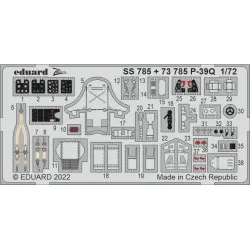 Eduard SS785 1/72 P-39Q Photo-Etched for Aircraft Zoom set